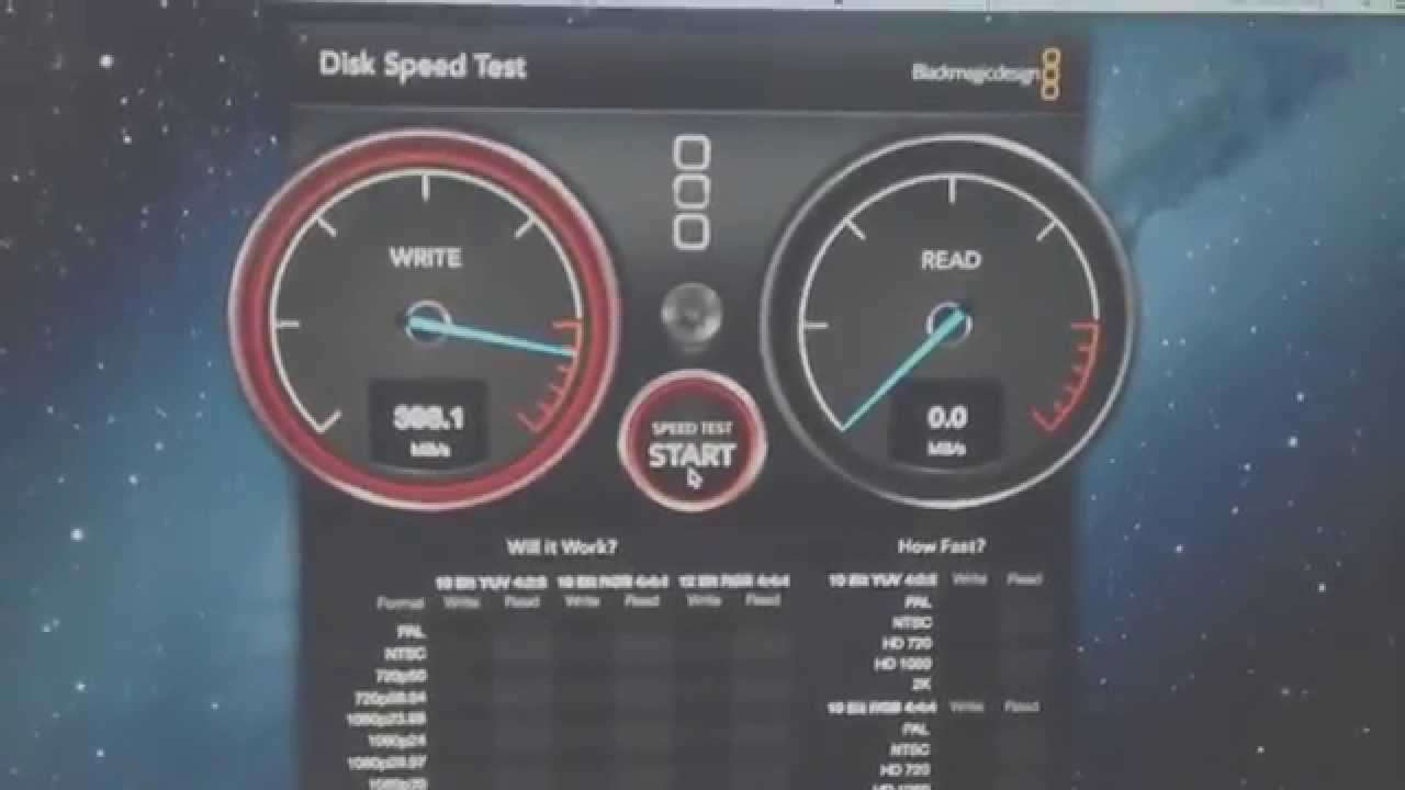 Black Magic Disk Speed Test